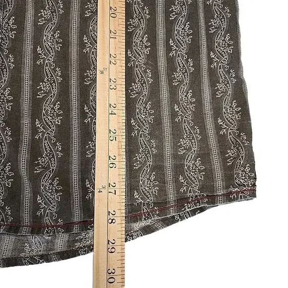 Southern Thread Mens Western Pearl Snap SZ M Vintage Inspired Retro Cowboy Brown - Picture 13 of 14